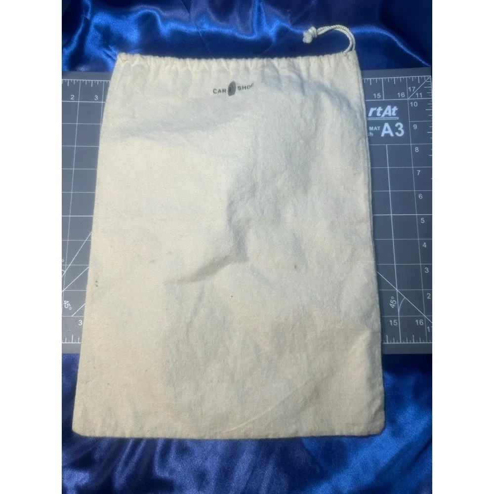 Lot Of 2!  Dustbag Prada/Car Shoe Protection Authentic Drawstring Bag